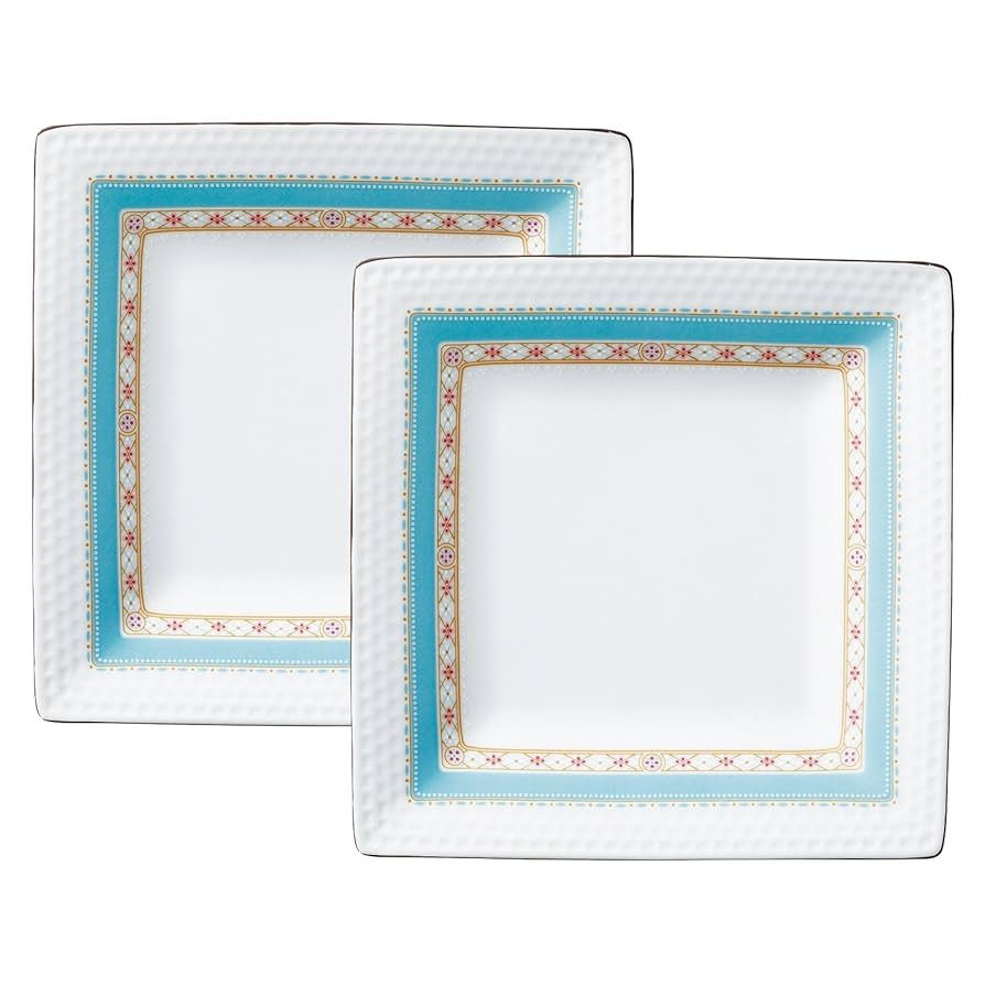 Amazon.co.jp: Noritake ノリタケ スクエア プレート ( ペア